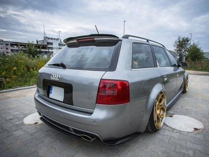 Maxton Design Central Rear Splitter Audi RS6 C5 Avant - Textured