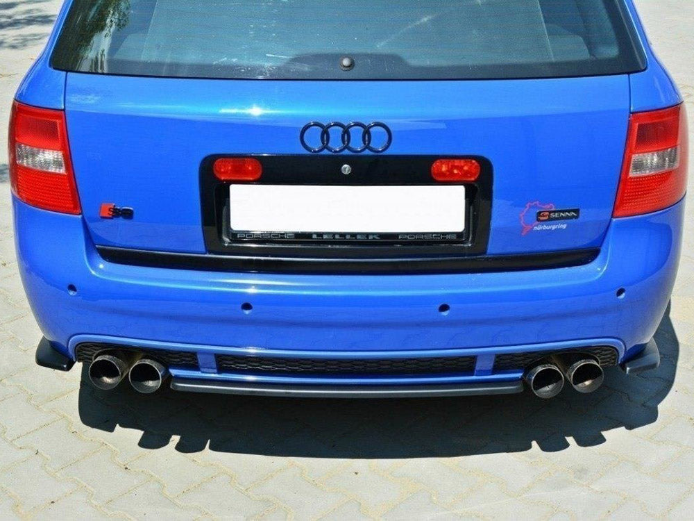 Maxton Design Central Rear Splitter Audi RS6 C5 Avant - Textured