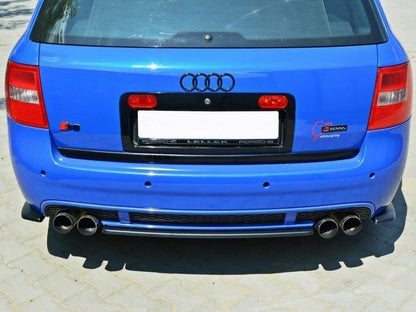 Maxton Design Central Rear Splitter Audi RS6 C5 Avant - Textured