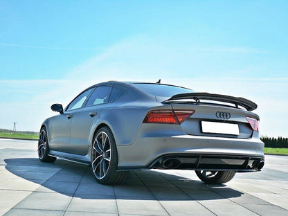 Maxton Design Central Rear Splitter Audi RS7 C7
