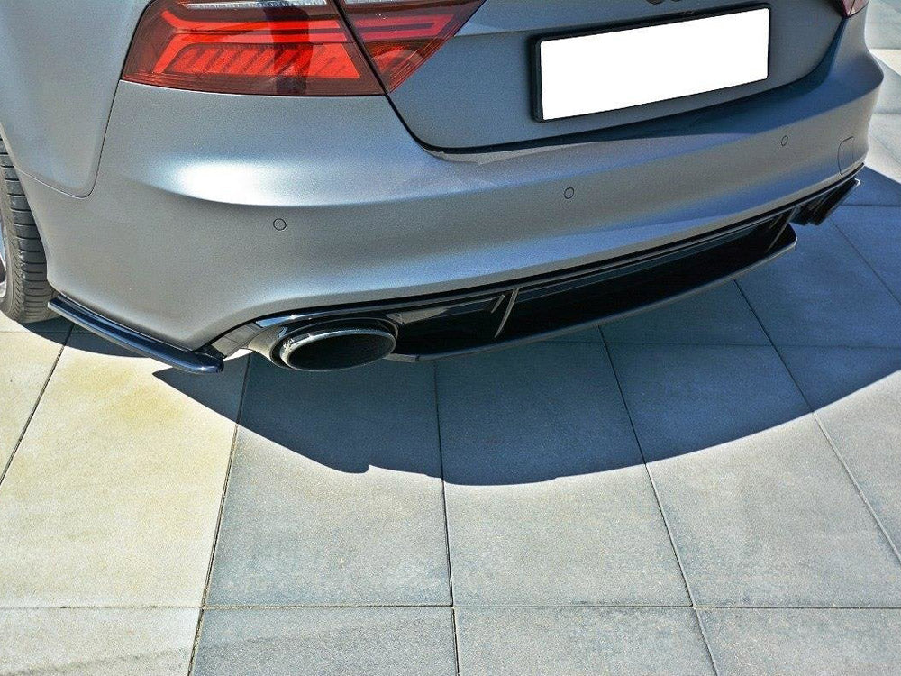 Maxton Design Central Rear Splitter Audi RS7 C7
