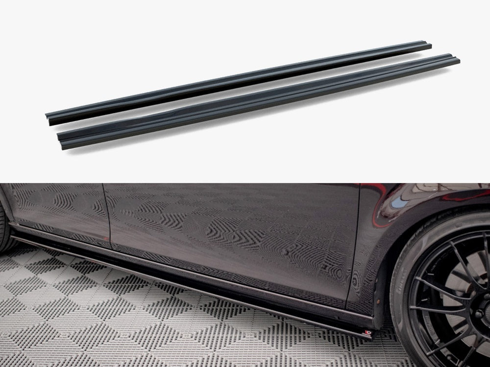 Maxton Design Side Skirts Diffusers Seat Leon MK2 Cupra / FR