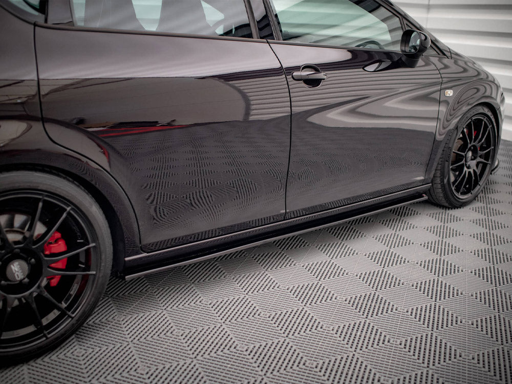 Maxton Design Side Skirts Diffusers Seat Leon MK2 Cupra / FR