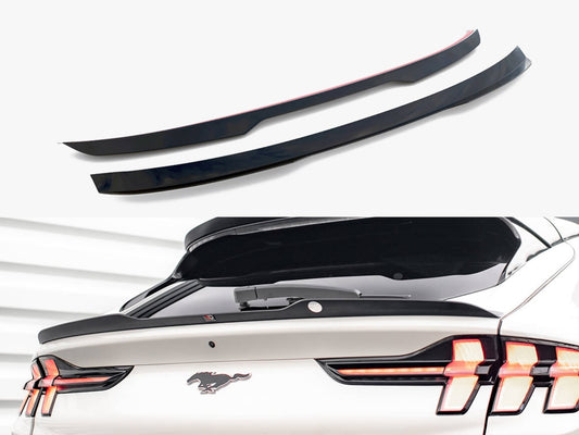 Maxton Design Lower Spoiler CAP Ford Mustang Mach-e MK1