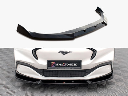 Maxton Design Front Splitter V.1 Ford Mustang Mach-e MK1