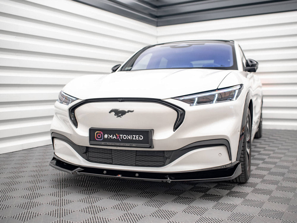Maxton Design Front Splitter V.1 Ford Mustang Mach-e MK1