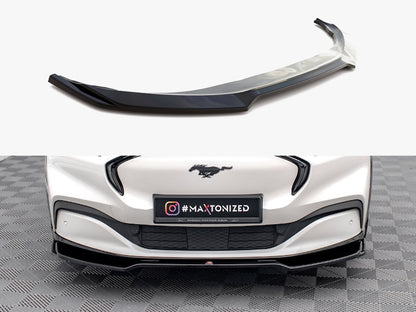 Maxton Design Front Splitter V.2 Ford Mustang Mach-e MK1