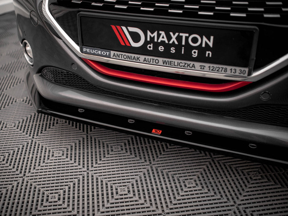 Maxton Design Front Splitter V.1 Peugeot 208 GTI MK1