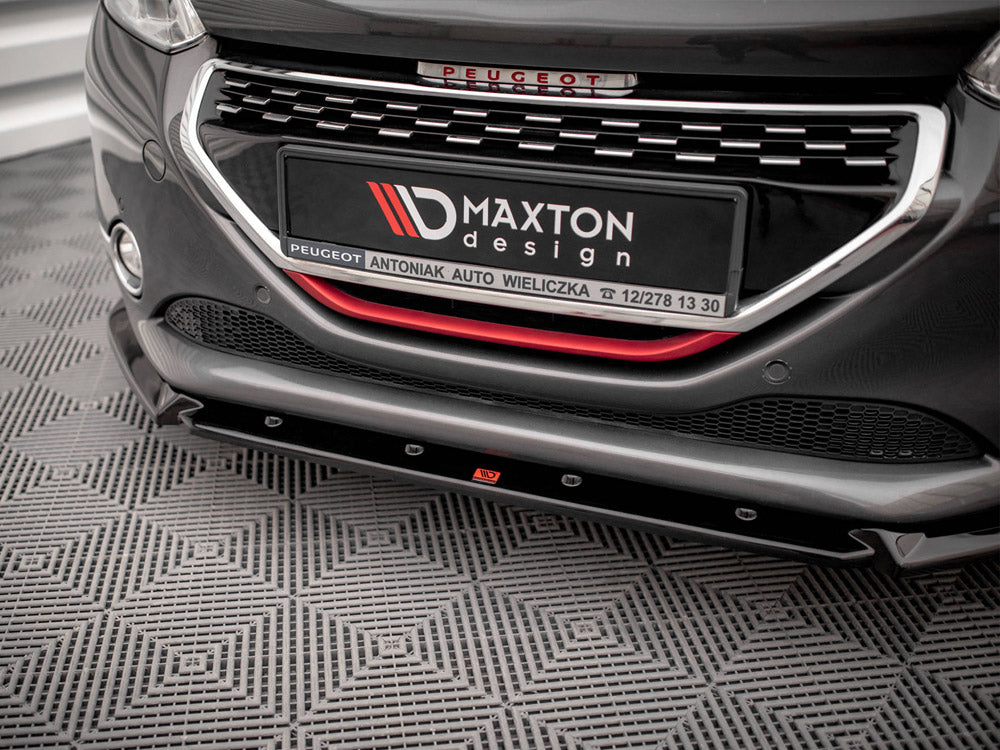 Maxton Design Front Splitter V.2 Peugeot 208 GTI MK1