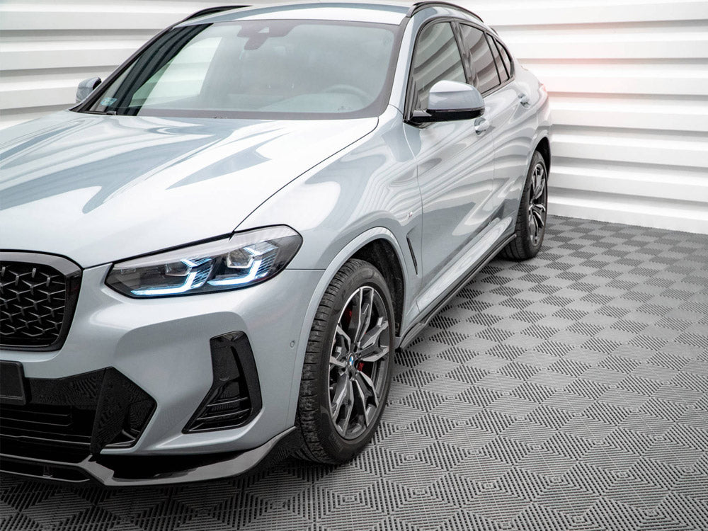 Maxton Design Side Skirts Diffusers BMW X4 M-Pack G02 Facelift