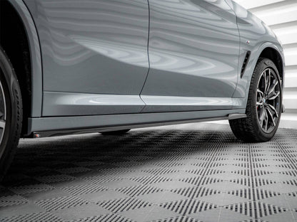 Maxton Design Side Skirts Diffusers BMW X4 M-Pack G02 Facelift