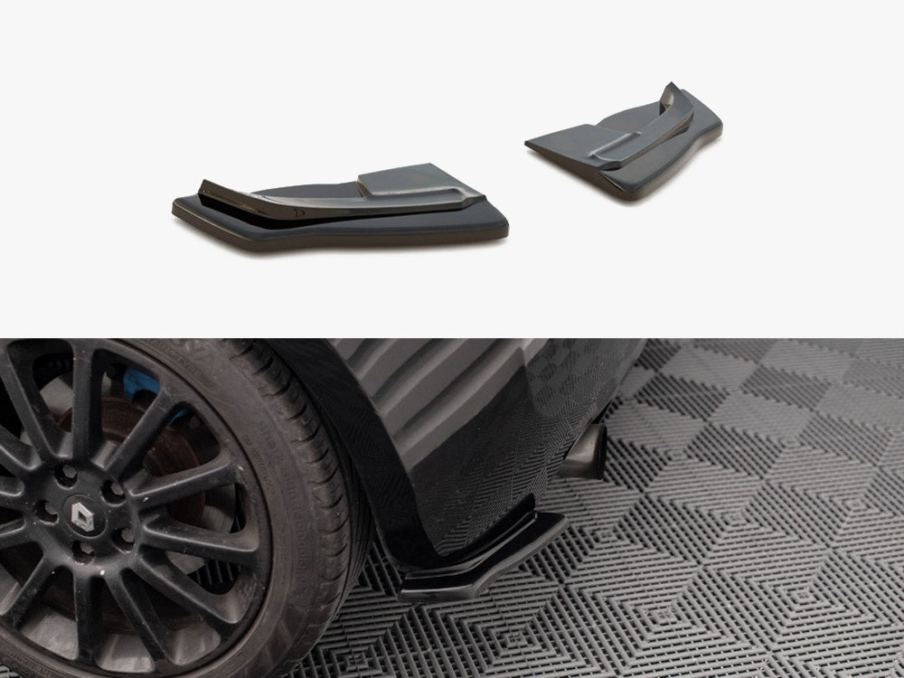 Maxton Design Rear Side Splitters Renault CLIO MK3 RS (2006-2009) - Textured