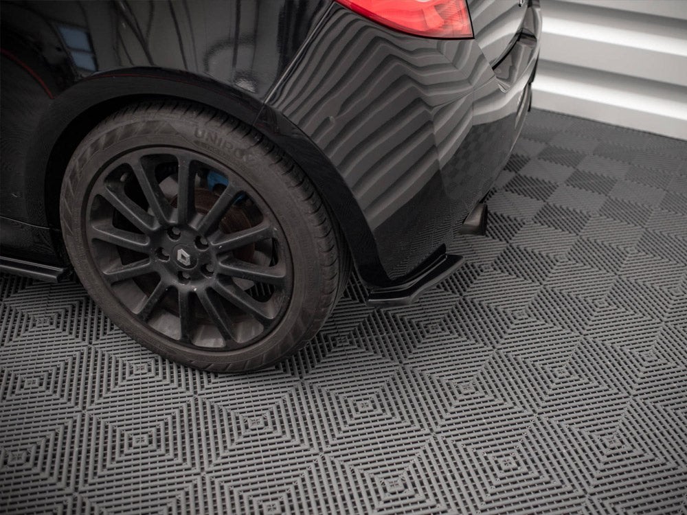 Maxton Design Rear Side Splitters Renault CLIO MK3 RS (2006-2009) - Textured