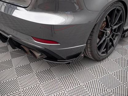 Maxton Design Street PRO Rear Side Splitters (+flaps) Audi S3 Sportback 8V Facelift