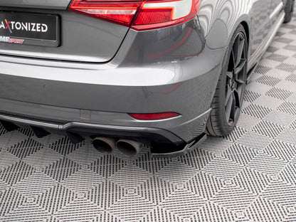 Maxton Design Rear Side Splitters V.1 Audi S3 Sportback 8V Facelift