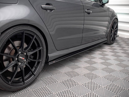 Maxton Design Street PRO Side Skirts Diffusers Audi S3 / A3 S-Line Sportback 8V Facelift