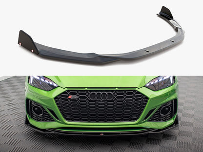 Maxton Design Front Splitter V.1 + Flaps Audi RS5 F5 Facelift