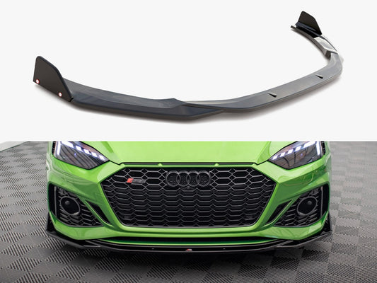 Maxton Design Front Splitter V.1 + Flaps Audi RS5 F5 Facelift