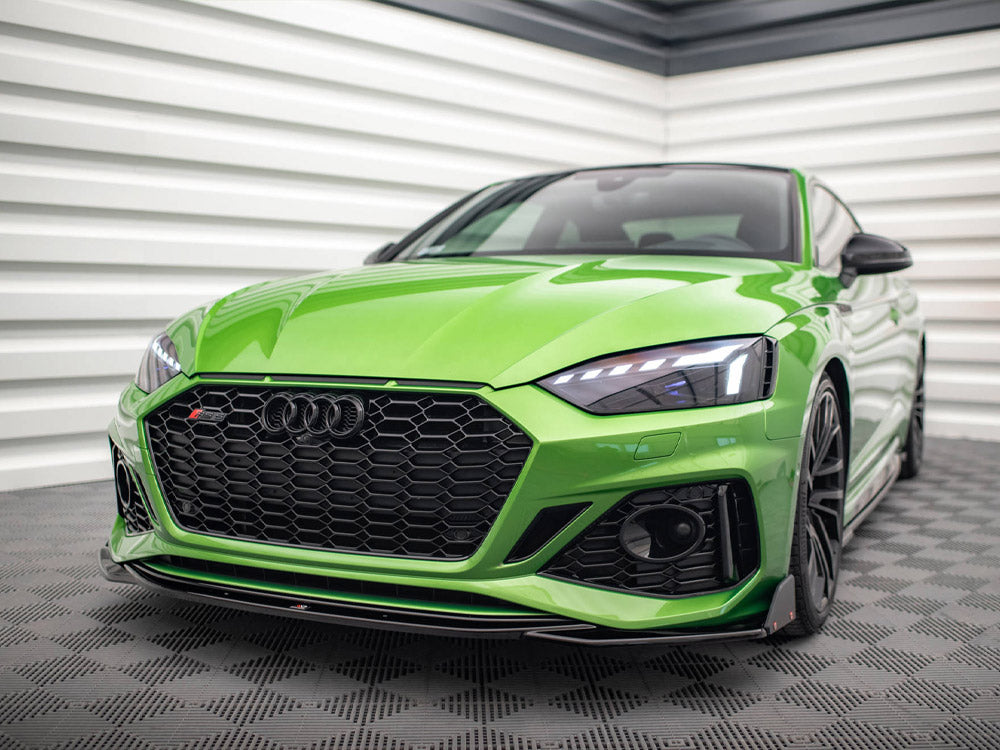 Maxton Design Front Splitter V.1 + Flaps Audi RS5 F5 Facelift