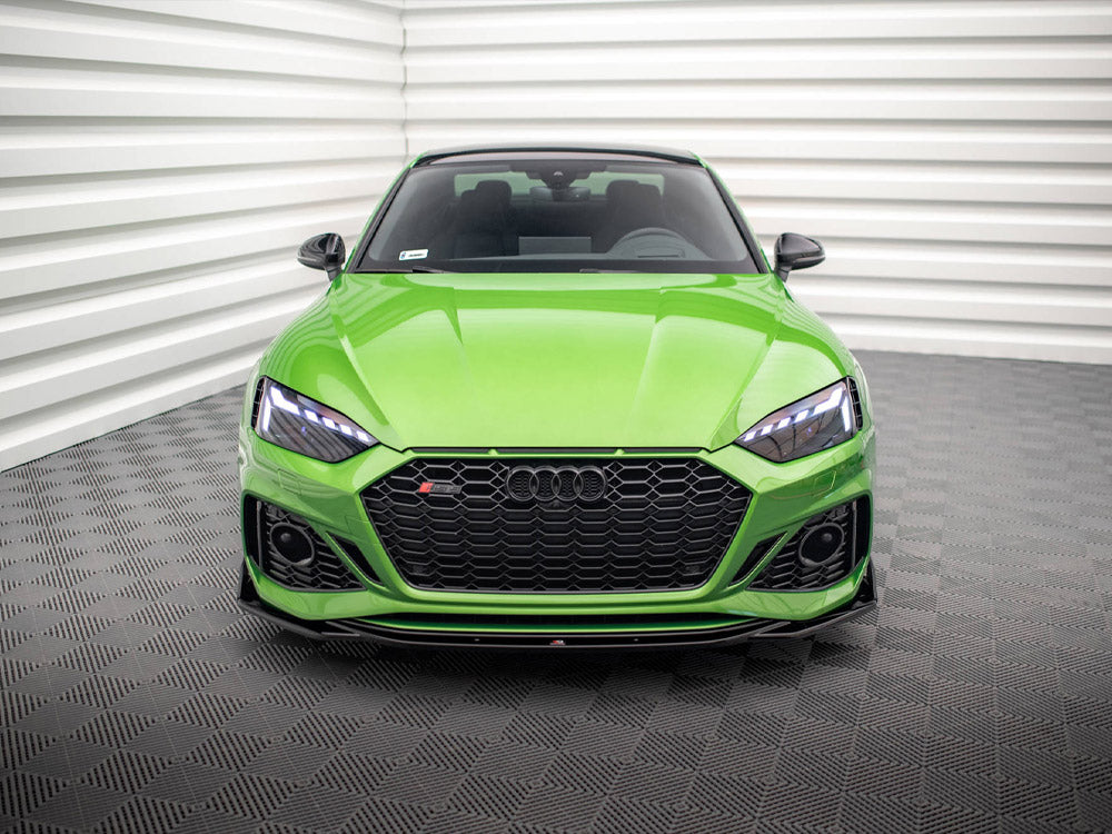 Maxton Design Front Splitter V.1 + Flaps Audi RS5 F5 Facelift