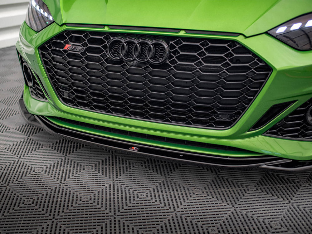 Maxton Design Front Splitter V.1 + Flaps Audi RS5 F5 Facelift