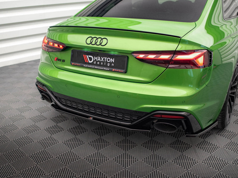 Maxton Design Central Rear Splitter Audi RS5 F5 Facelift