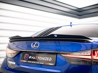Maxton Design Spoiler CAP Lexus GS F Mk4 Facelift - Carbon Look