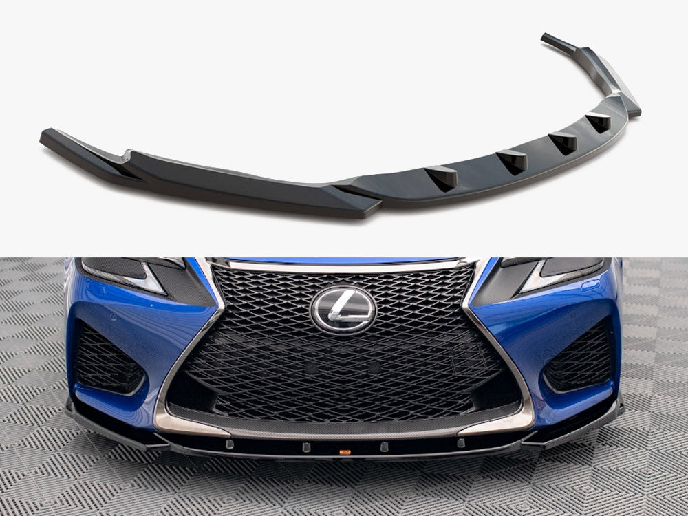 Maxton Design Front Splitter V.2 Lexus GS F Mk4 Facelift
