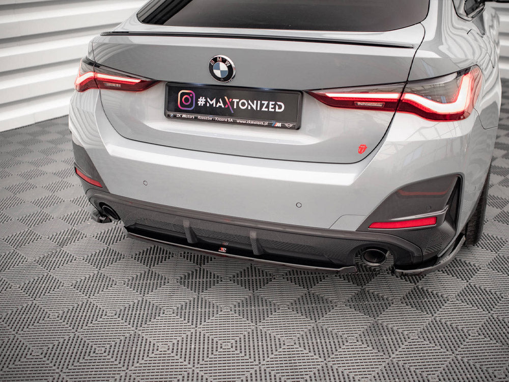 Maxton Design Central Rear Splitter BMW 4 Gran Coupe M-Pack G26
