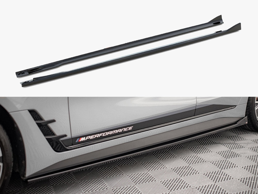 Maxton Design Side Skirts Diffusers V.2 BMW 4 Gran Coupe M-Pack / M440i G26