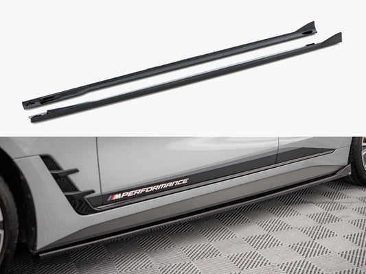 Maxton Design Side Skirts Diffusers V.2 BMW 4 Gran Coupe M-Pack / M440i G26