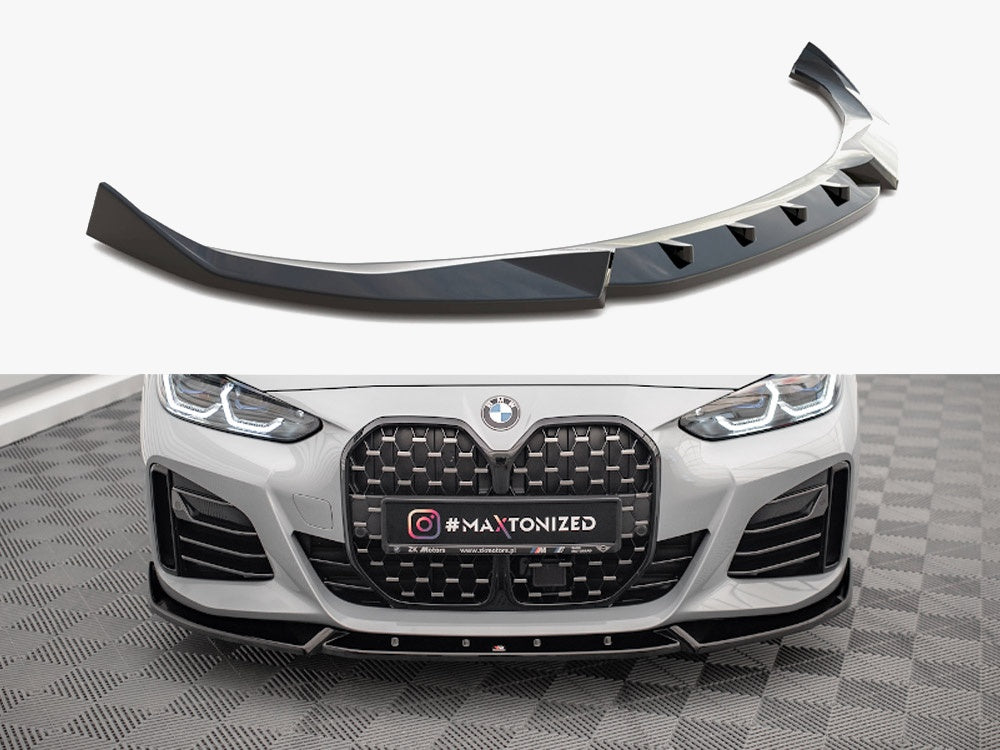 Maxton Design Front Splitter V.2 BMW 4 / i4 Gran Coupe M-Pack / M440i G26