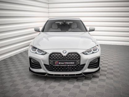 Maxton Design Front Splitter V.2 BMW 4 / i4 Gran Coupe M-Pack / M440i G26