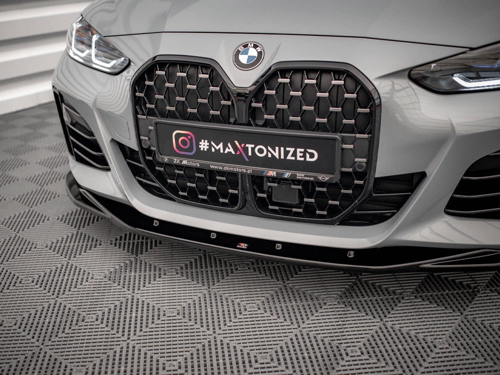 Maxton Design Front Splitter V.3 BMW 4 / i4 Gran Coupe M-Pack / M440i G26