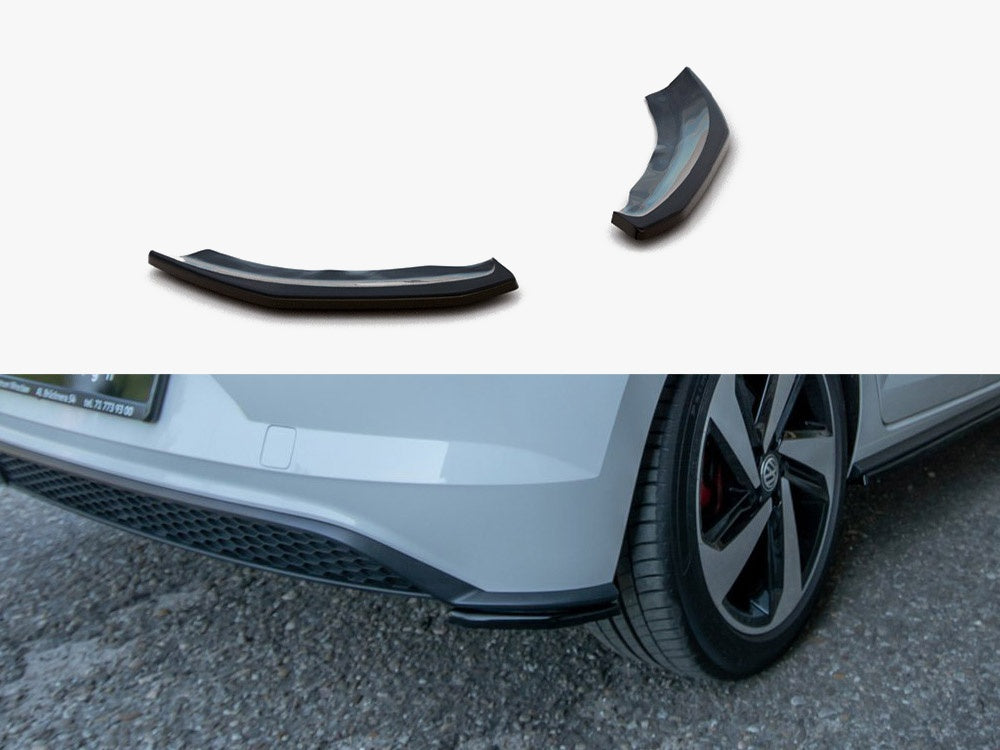 Maxton Design Rear Side Splitters Volkswagen Polo GTI Mk6 - Textured