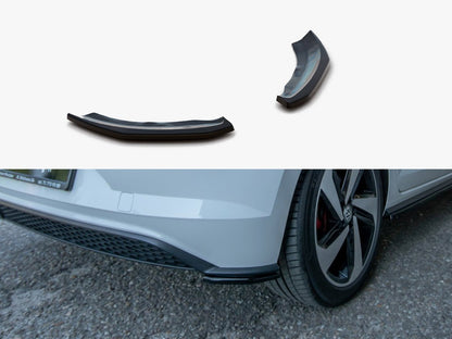 Maxton Design Rear Side Splitters Volkswagen Polo GTI Mk6 - Carbon Look