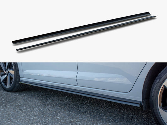 Maxton Design Side Skirts Diffusers Volkswagen Polo GTI / R-Line Mk6