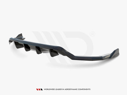 Maxton Design Central Rear Splitter (Vertical Bars) BMW X6 M Sport F16