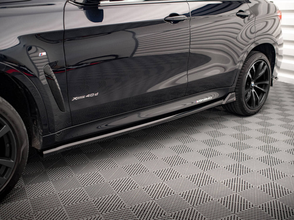 Maxton Design Side Skirts Diffusers V.2 BMW X6 M Sport F16