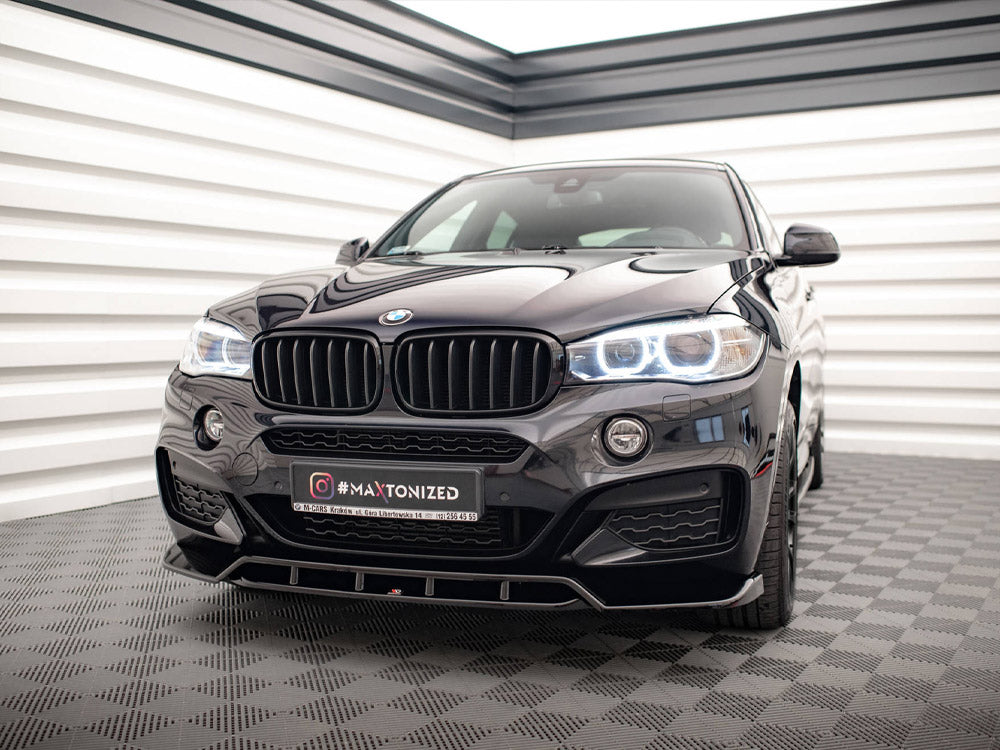 Maxton Design Front Splitter V.2 BMW X6 M Sport F16