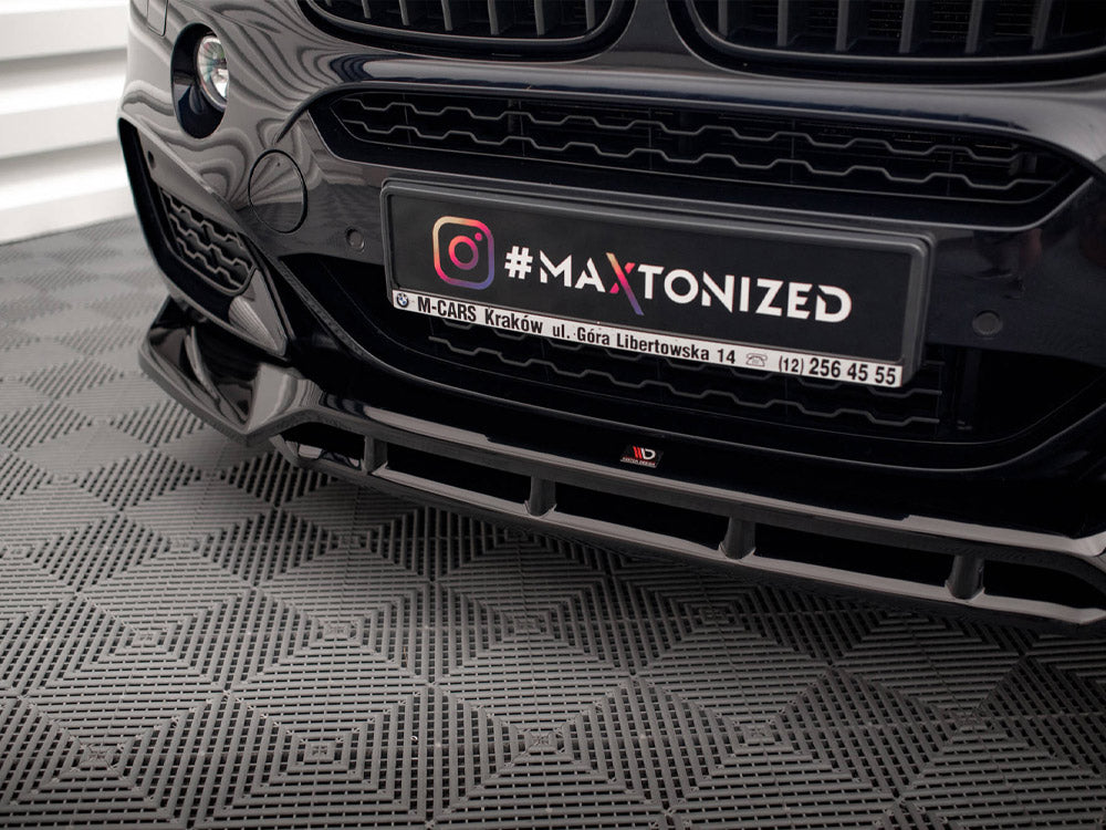 Maxton Design Front Splitter V.3 BMW X6 M Sport F16