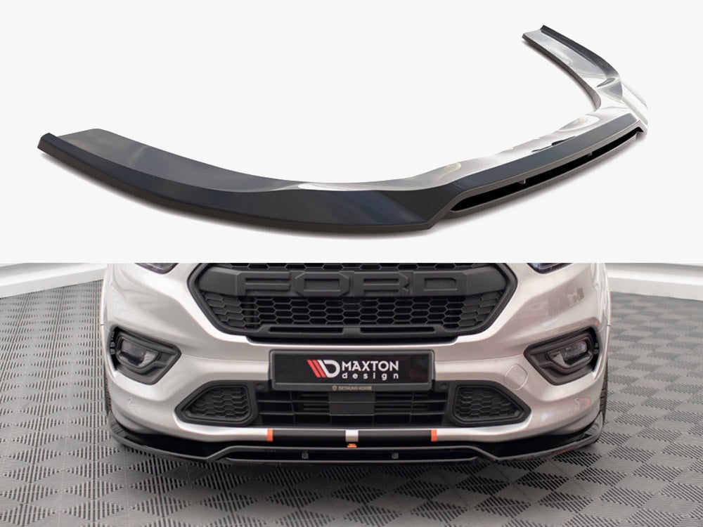 Maxton Design Front Splitter Ford Transit Custom ST-Line Mk1 Facelift