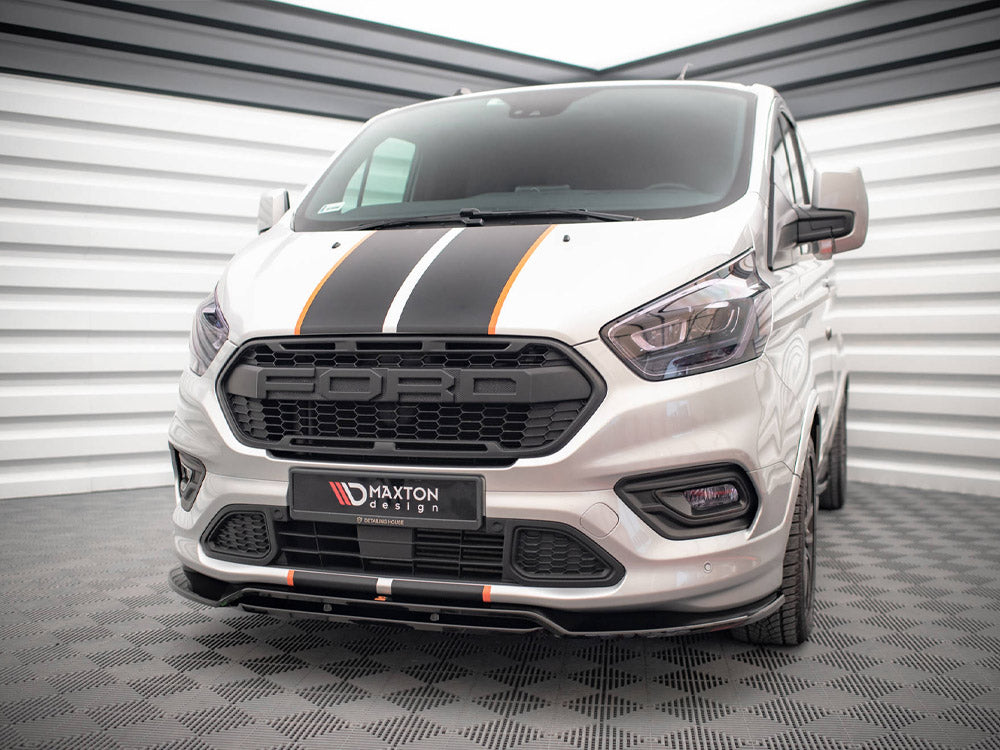 Maxton Design Front Splitter Ford Transit Custom ST-Line Mk1 Facelift