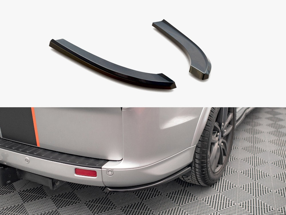 Maxton Design Rear Side Splitters Ford Transit Custom ST-Line Mk1 Facelift