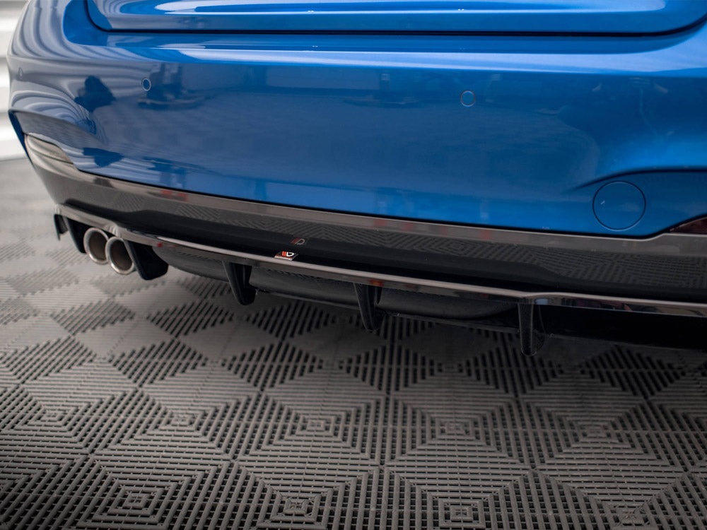 Maxton Design Central Rear Splitter (Vertical Bars) BMW 2 M-Pack F22