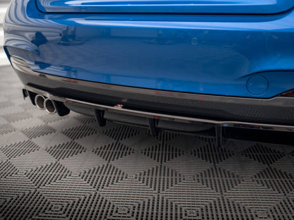 Maxton Design Central Rear Splitter (Vertical Bars) BMW 2 M-Pack F22