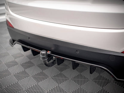 Maxton Design Central Rear Splitter (Vertical Bars) Hyundai IX35 Mk1