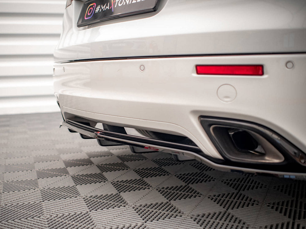 Maxton Design Rear Splitter (Vertical Bars) Opel / Vauxhall Insignia OPC Mk1 Estate - Textured