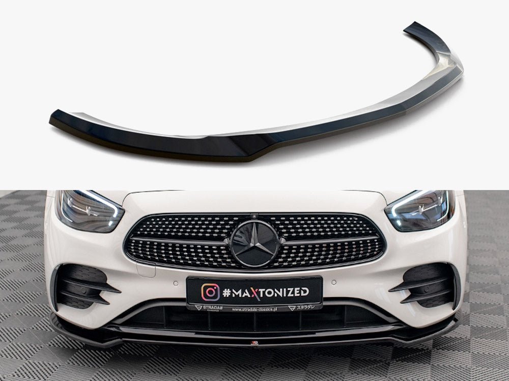 Maxton Design Front Splitter V.1 Mercedes E AMG Line W213 Facelift