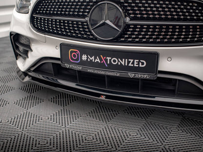 Maxton Design Front Splitter V.1 Mercedes E AMG Line W213 Facelift